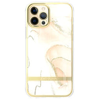 ExoGuard Case for iPhone 12, iPhone 12 Pro 6.1 inch Cover, Shockproof Scratch-Proof Full-Body Marble Protective Phone Case with Screen Protector Glass