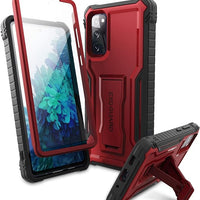 ExoGuard Samsung Galaxy S20 FE 5G Case, Rubber Shockproof Full-Body Cover Case Built-in Screen Protector with Kickstand for Samsung S20 FE 5G Phone