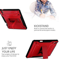 ExoGurad for iPad Air 4th Generation Case with Pencil Holder, Heavy Duty Full Body Protective Cover 10. 9 Inch Case with Built-in Screen Protector and Kickstand