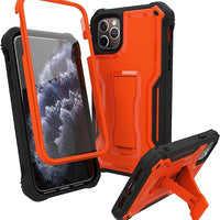 ExoGuard for iPhone 11 Series Case, Rubber Shockproof Full-Body Cover Case Built-in Screen Protector with Kickstand for iPhone 11/iPhone 11 Pro/iPhone 11 Pro Max