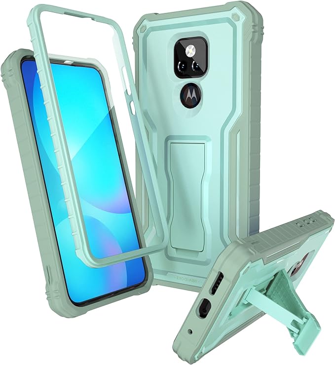 ExoGuard for Moto G Play 2021 Case, Rubber Shockproof Full-Body Cover ExoGuard for Moto G Play 2021 Case, Rubber Shockproof Full-Body Cover