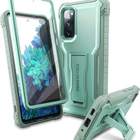 ExoGuard Samsung Galaxy S20 FE 5G Case, Rubber Shockproof Full-Body Cover Case Built-in Screen Protector with Kickstand for Samsung S20 FE 5G Phone