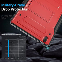 ExoGurad for iPad Air 4th Generation Case with Pencil Holder, Heavy Duty Full Body Protective Cover 10. 9 Inch Case with Built-in Screen Protector and Kickstand