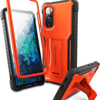 ExoGuard Samsung Galaxy S20 FE 5G Case, Rubber Shockproof Full-Body Cover Case Built-in Screen Protector with Kickstand for Samsung S20 FE 5G Phone