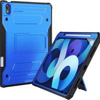 ExoGurad for iPad Air 4th Generation Case with Pencil Holder, Heavy Duty Full Body Protective Cover 10. 9 Inch Case with Built-in Screen Protector and Kickstand