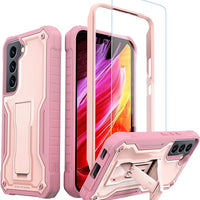ExoGuard for Samsung Galaxy S22 Series Case, Rubber Shockproof Heavy Duty Case with Screen Protector Built-in Kickstand for Samsung S22 / Samsung S22 Plus / Samsung S22 Ultra(S22 Ultra Does not come with a screen protector)