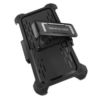 ExoGuard Belt Clip Holster and Case for Samsung Galaxy S21 Series, Heavy Duty Belt Clip Holster and Adjustable with 360 Degree Rotation, No Screen Protector (Black)