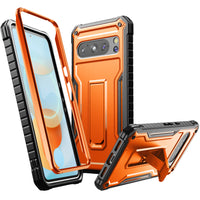 ExoGuard for Google Pixel 8 Series Case, Built in Kickstand Rubber Shockproof Impact Resistance Protective Cover Phone Case with Google Pixel 8/Google Pixel 8 Pro