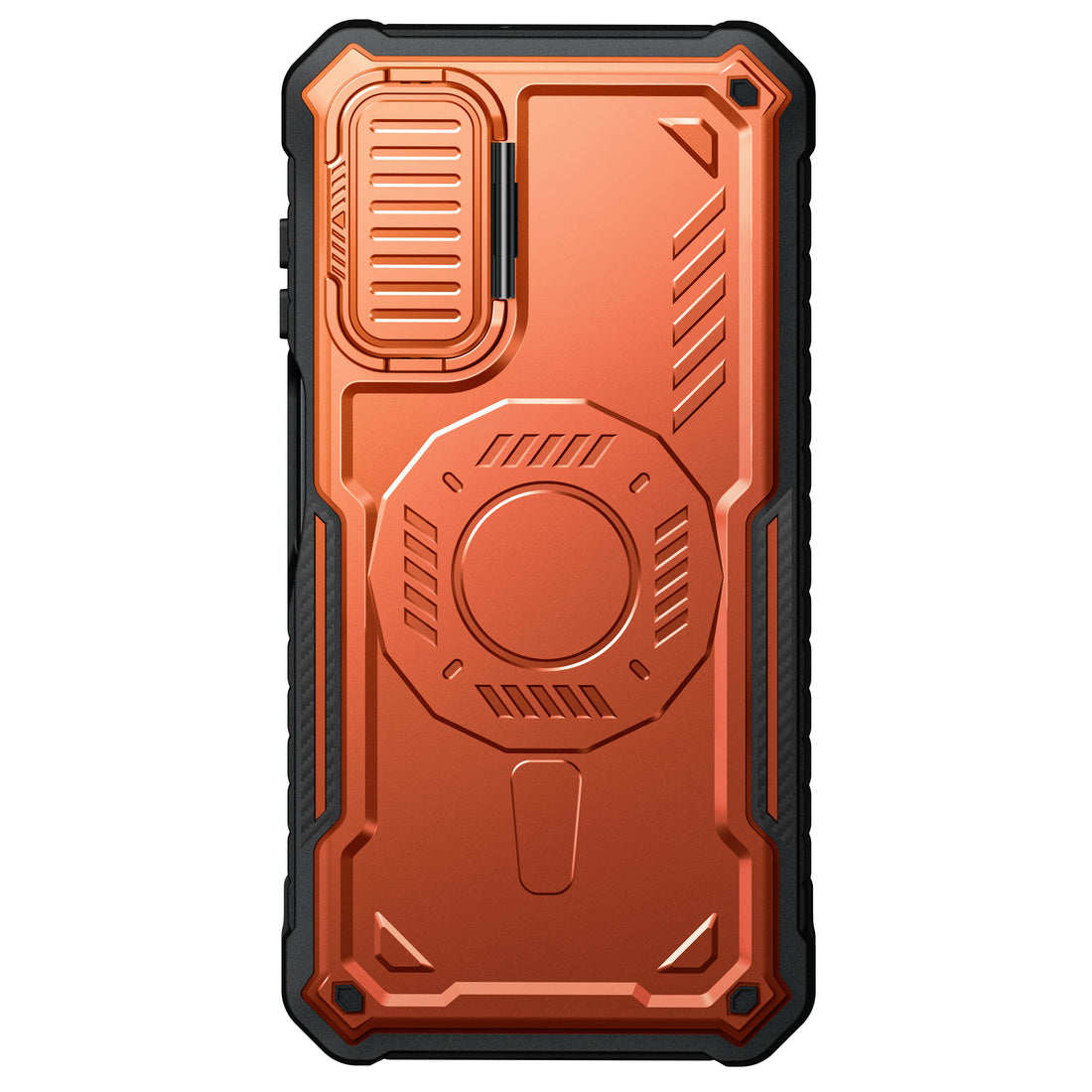 ExoGuard for Samsung Galaxy A15 Case with Screen Protector, Rubber Full-Body Cover Protective Case with Camera Cover and Kickstand Function