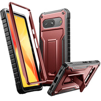 ExoGuard for Google Pixel 8 Series Case, Built in Kickstand Rubber Shockproof Impact Resistance Protective Cover Phone Case with Google Pixel 8/Google Pixel 8 Pro