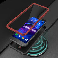 ExoGuard for Cricket Debut Case, Compatible with ATT Calypso 2 Phone, Rubber Shockproof Full Body Cover Case Built in Screen Protector and Kickstand