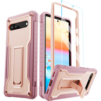 ExoGuard for Google Pixel 6 Series Case, Built-in Kickstand Rubber Shockproof Heavy Duty Case with Screen Protector forGoogle Pixel 6/Google Pixel 6A/ Google Pixel 6 Pro(Pixel 6 Pro Does not come with a screen protector)