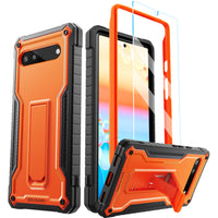 ExoGuard for Google Pixel 6 Series Case, Built-in Kickstand Rubber Shockproof Heavy Duty Case with Screen Protector forGoogle Pixel 6/Google Pixel 6A/ Google Pixel 6 Pro(Pixel 6 Pro Does not come with a screen protector)