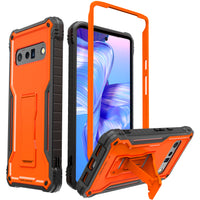 ExoGuard for Google Pixel 6 Series Case, Built-in Kickstand Rubber Shockproof Heavy Duty Case with Screen Protector forGoogle Pixel 6/Google Pixel 6A/ Google Pixel 6 Pro(Pixel 6 Pro Does not come with a screen protector)
