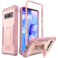 ExoGuard for Google Pixel 6 Series Case, Built-in Kickstand Rubber Shockproof Heavy Duty Case with Screen Protector forGoogle Pixel 6/Google Pixel 6A/ Google Pixel 6 Pro(Pixel 6 Pro Does not come with a screen protector)