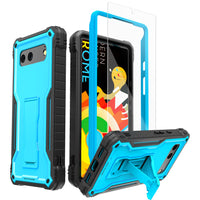 ExoGuard for Google Pixel 6 Series Case, Built-in Kickstand Rubber Shockproof Heavy Duty Case with Screen Protector forGoogle Pixel 6/Google Pixel 6A/ Google Pixel 6 Pro(Pixel 6 Pro Does not come with a screen protector)