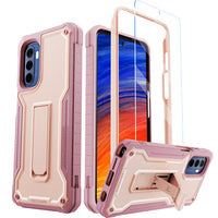 ExoGuard for Moto G Stylus 5G 2022 Case, Rubber Shockproof Full-Body Cover Case Come with a Tempered Glass Screen Protector and Kickstand