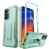 ExoGuard for Moto G Stylus 5G 2022 Case, Rubber Shockproof Full-Body Cover Case Come with a Tempered Glass Screen Protector and Kickstand
