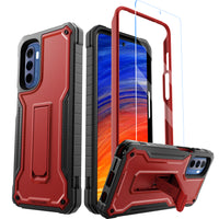 ExoGuard for Moto G Stylus 5G 2022 Case, Rubber Shockproof Full-Body Cover Case Come with a Tempered Glass Screen Protector and Kickstand
