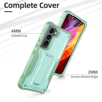 ExoGuard for Samsung Galaxy S22 Series Case, Rubber Shockproof Heavy Duty Case with Screen Protector Built-in Kickstand for Samsung S22 / Samsung S22 Plus / Samsung S22 Ultra(S22 Ultra Does not come with a screen protector)