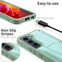 ExoGuard for Samsung Galaxy S22 Series Case, Rubber Shockproof Heavy Duty Case with Screen Protector Built-in Kickstand for Samsung S22 / Samsung S22 Plus / Samsung S22 Ultra(S22 Ultra Does not come with a screen protector)