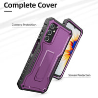 ExoGuard for Samsung Galaxy A14 5G Case, Rubber Shockproof Heavy Duty Case with Screen Protector for Samsung A14 Phone, Built-in Kickstand