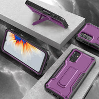 ExoGuard for Samsung Galaxy A14 5G Case, Rubber Shockproof Heavy Duty Case with Screen Protector for Samsung A14 Phone, Built-in Kickstand
