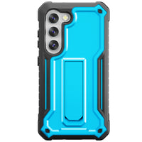 ExoGuard for Samsung Galaxy S23 Series Case, Rubber Shockproof Heavy Duty Case with Screen Protector Built-in Kickstand for Samsung S23 / Samsung S23 Plus / Samsung S23 Ultra(S23 Ultra Does not come with a screen protector)