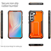 ExoGuard for Samsung Galaxy S23 Series Case, Rubber Shockproof Heavy Duty Case with Screen Protector Built-in Kickstand for Samsung S23 / Samsung S23 Plus / Samsung S23 Ultra(S23 Ultra Does not come with a screen protector)