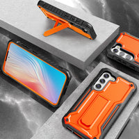 ExoGuard for Samsung Galaxy S23 Series Case, Rubber Shockproof Heavy Duty Case with Screen Protector Built-in Kickstand for Samsung S23 / Samsung S23 Plus / Samsung S23 Ultra(S23 Ultra Does not come with a screen protector)
