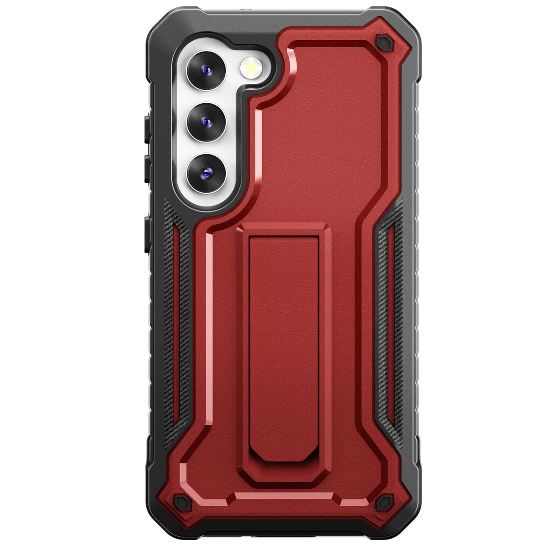 ExoGuard for Samsung Galaxy S23 Series Case, Rubber Shockproof Heavy Duty Case with Screen Protector Built-in Kickstand for Samsung S23 / Samsung S23 Plus / Samsung S23 Ultra(S23 Ultra Does not come with a screen protector)