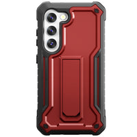 ExoGuard for Samsung Galaxy S23 Series Case, Rubber Shockproof Heavy Duty Case with Screen Protector Built-in Kickstand for Samsung S23 / Samsung S23 Plus / Samsung S23 Ultra(S23 Ultra Does not come with a screen protector)