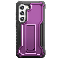 ExoGuard for Samsung Galaxy S23 Series Case, Rubber Shockproof Heavy Duty Case with Screen Protector Built-in Kickstand for Samsung S23 / Samsung S23 Plus / Samsung S23 Ultra(S23 Ultra Does not come with a screen protector)