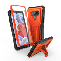 ExoGuard for LG Stylo 6 Case, Rubber Shockproof Cover Case Compatible with LG Stylo 6 Phone, Built-in Kickstand