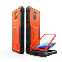 ExoGuard for Moto G Power 2021 Case, Rubber Shockproof Full-Body Cover Case Built-in Screen Protector and Kickstand