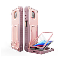 ExoGuard for Moto G Power 2021 Case, Rubber Shockproof Full-Body Cover Case Built-in Screen Protector and Kickstand