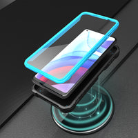 ExoGuard for Moto G Power 2021 Case, Rubber Shockproof Full-Body Cover Case Built-in Screen Protector and Kickstand