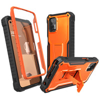 ExoGuard for Moto G Stylus 2021 Case, Rubber Shockproof Full-Body Cover Case Built-in Screen Protector and Kickstand Compatible with Moto G Stylus 2021 Phone