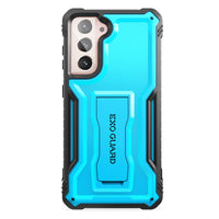 ExoGuard Samsung Galaxy S21 Series Case, Rubber Shockproof Full Body Cover Case Built-in Kickstand for Samsung S21 / Samsung S21 FE / Samsung S21 Plus / Samsung S21 Ultra