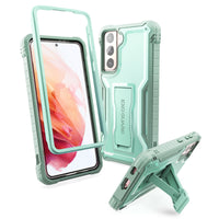 ExoGuard Samsung Galaxy S21 Series Case, Rubber Shockproof Full Body Cover Case Built-in Kickstand for Samsung S21 / Samsung S21 FE / Samsung S21 Plus / Samsung S21 Ultra