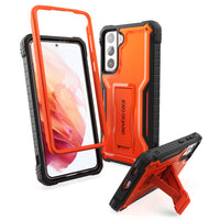ExoGuard Samsung Galaxy S21 Series Case, Rubber Shockproof Full Body Cover Case Built-in Kickstand for Samsung S21 / Samsung S21 FE / Samsung S21 Plus / Samsung S21 Ultra
