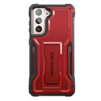 ExoGuard Samsung Galaxy S21 Series Case, Rubber Shockproof Full Body Cover Case Built-in Kickstand for Samsung S21 / Samsung S21 FE / Samsung S21 Plus / Samsung S21 Ultra