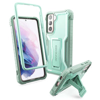 ExoGuard Samsung Galaxy S21 Series Case, Rubber Shockproof Full Body Cover Case Built-in Kickstand for Samsung S21 / Samsung S21 FE / Samsung S21 Plus / Samsung S21 Ultra