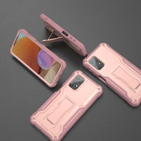 ExoGuard Samsung Galaxy A32 5G Case, Rubber Shockproof Full-Body Cover Case Built-in Screen Protector and Kickstand Compatible with Samsung A32 5G Phone