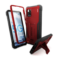 ExoGuard Samsung Galaxy A51 5G Case, Rubber Shockproof Full-Body Cover Case Built-in Screen Protector with Kickstand for Samsung A51 5G Phone 2020, NOT Fit A51 2019 or A51 5G UW