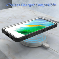 ExoGuard Samsung Galaxy S21 Series Case with Screen Protector, Dual Layer Full Body Protection Cover Clear Back (S21 Ultra Does not come with a screen protector)