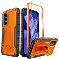 ExoGuard for Samsung Galaxy A54 5G Case, Rubber Shockproof Heavy Duty Case with Screen Protector Built-in Kickstand
