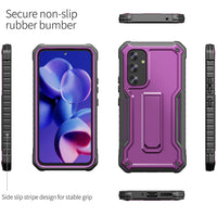 ExoGuard for Samsung Galaxy A54 5G Case, Rubber Shockproof Heavy Duty Case with Screen Protector Built-in Kickstand