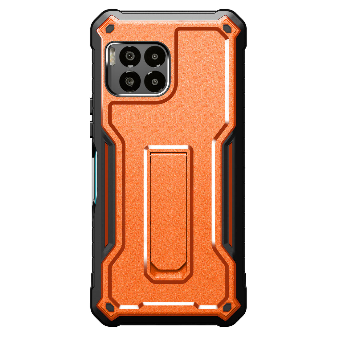 ExoGuard for T-Mobile Revvl 7 Pro 5G Case, Rubber Shockproof Full-Body Cover Case Built-in Screen Protector and Kickstand Compatible with T-Mobile Revvl 7 Pro 5G