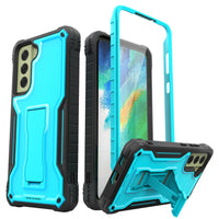 ExoGuard Samsung Galaxy S21 Series Case, Rubber Shockproof Full Body Cover Case Built-in Kickstand for Samsung S21 / Samsung S21 FE / Samsung S21 Plus / Samsung S21 Ultra